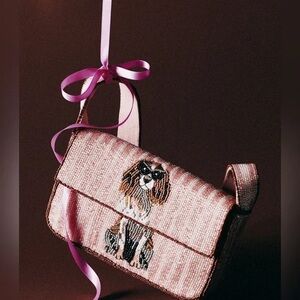 NWT The anthropologie Beaded Bag Animal Edition